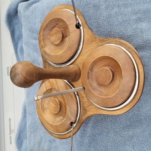 Vintage Mid-century modern condiment trolly